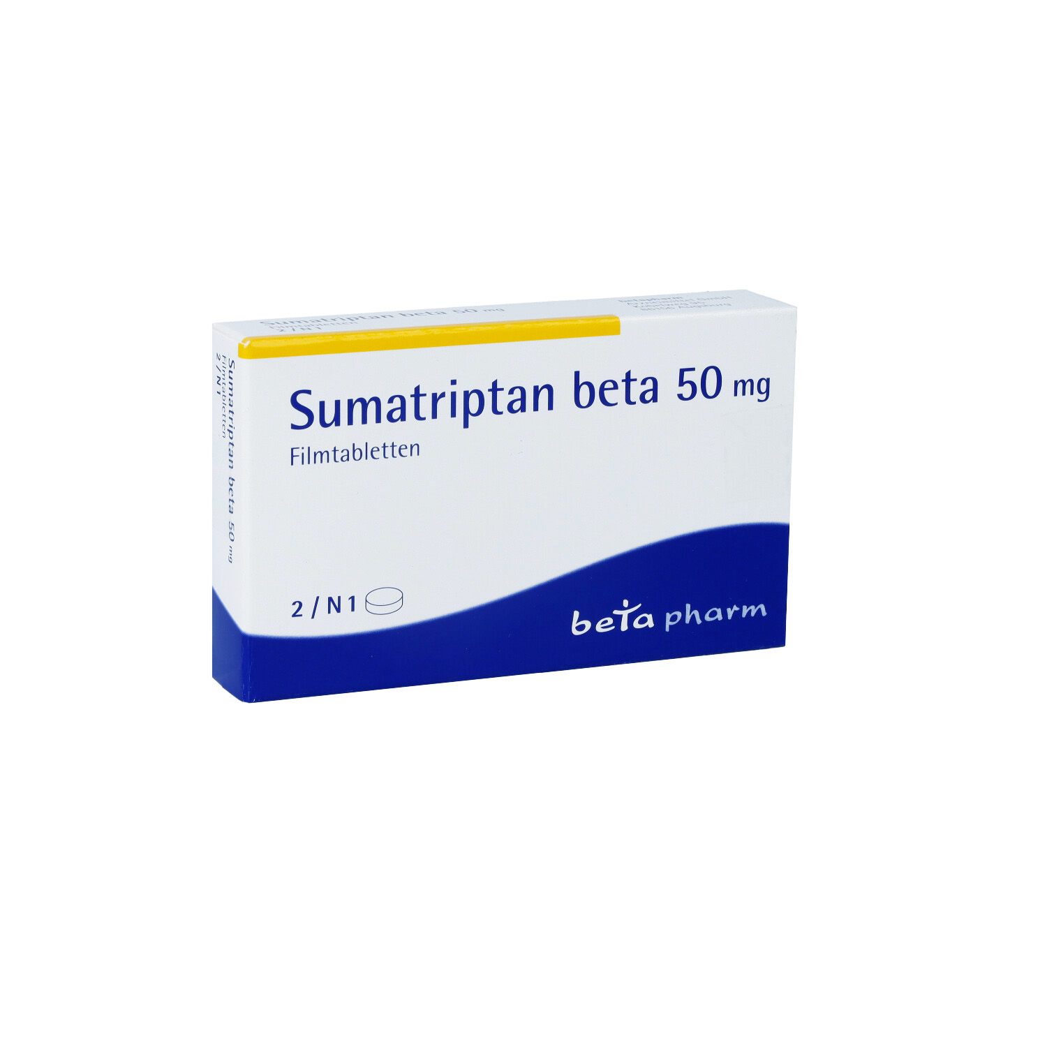 SUMATRIPTAN beta 50 mg Filmtabletten