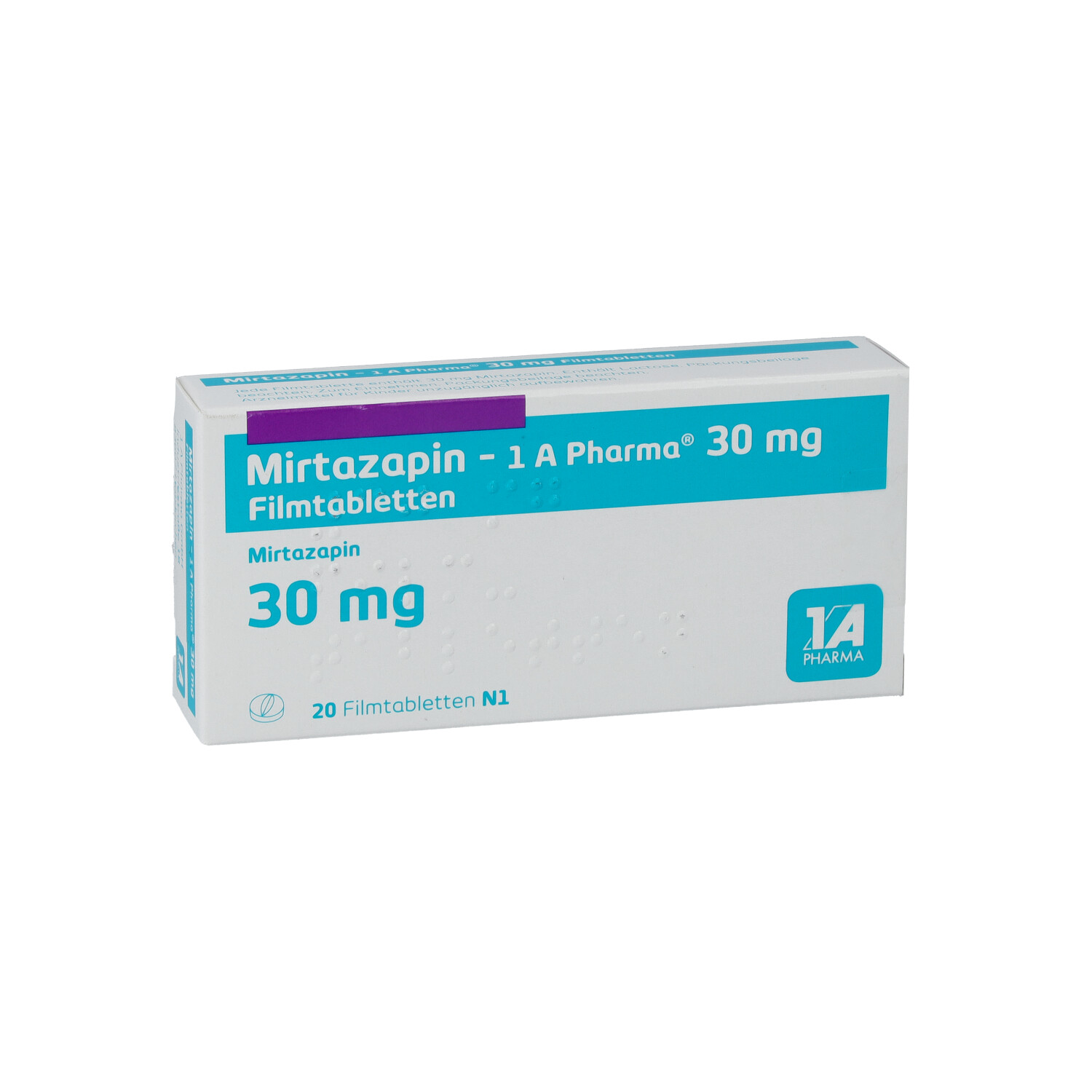 MIRTAZAPIN-1A Pharma 30 mg Filmtabletten