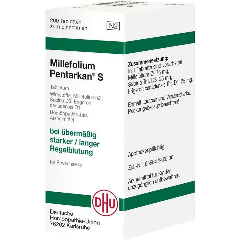 MILLEFOLIUM PENTARKAN S Tabletten
