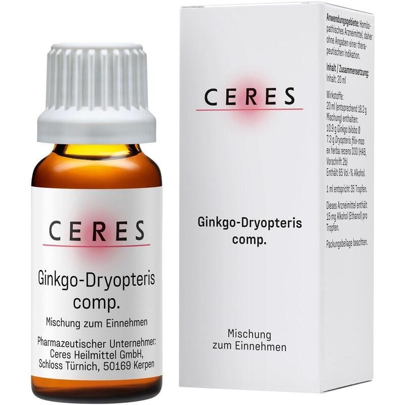 CERES Ginkgo dryopteris comp.Tropfen