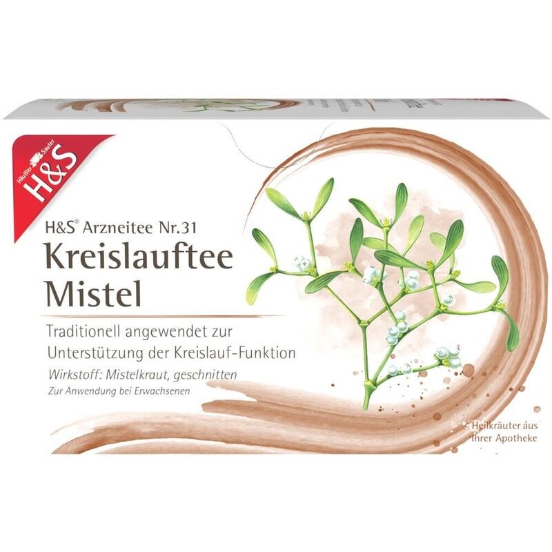 H&S Kreislauftee Mistel Filterbeutel