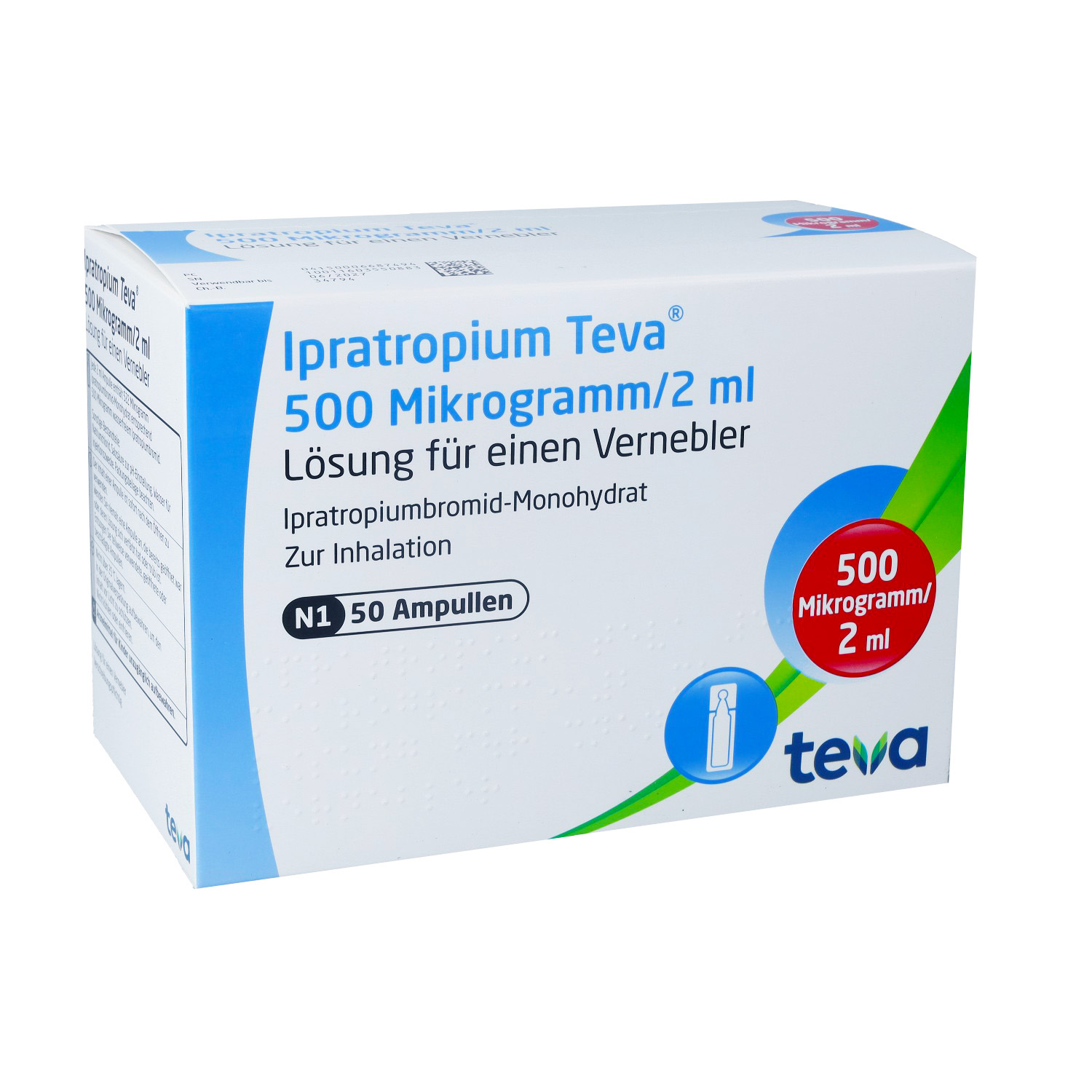 IPRATROPIUM Teva 500 μg/2 ml Lsg.f.e.Vernebl.