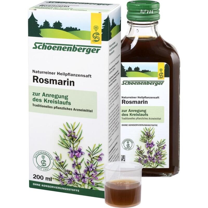 ROSMARIN HEILPFLANZENSÄFTE Schoenenberger