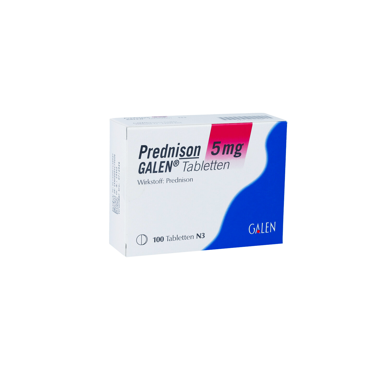 PREDNISON 5 mg GALEN Tabletten