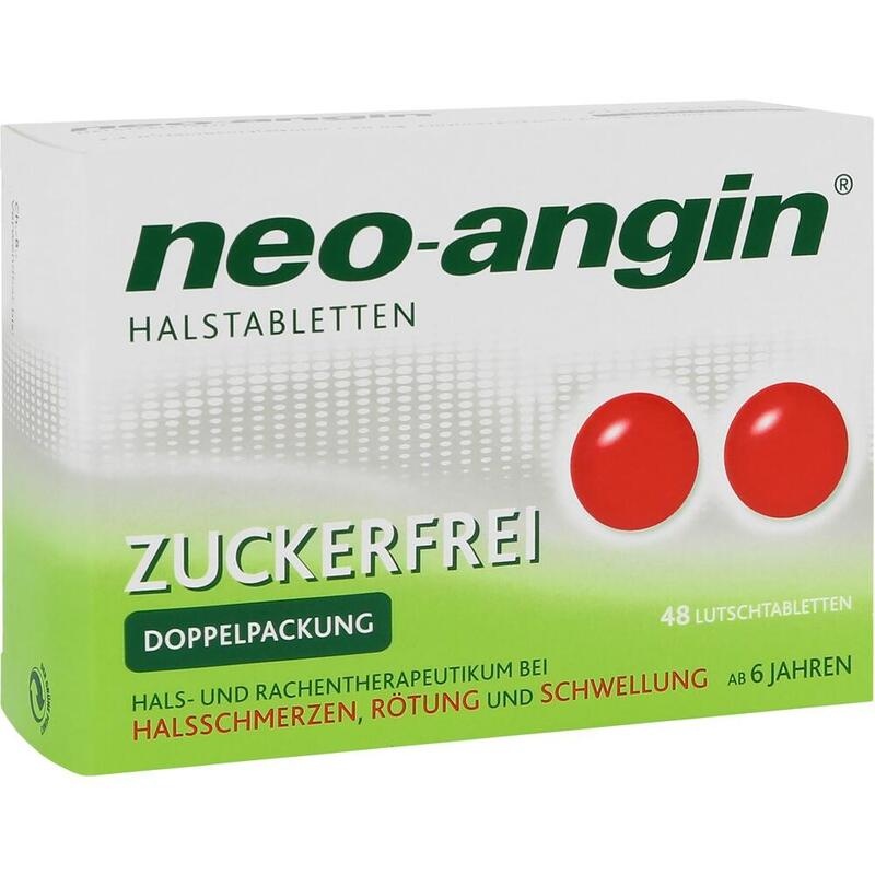 neo-angin® zuckerfrei bei Halsschmerzen, Halsentzündung & Schluckbeschwerden