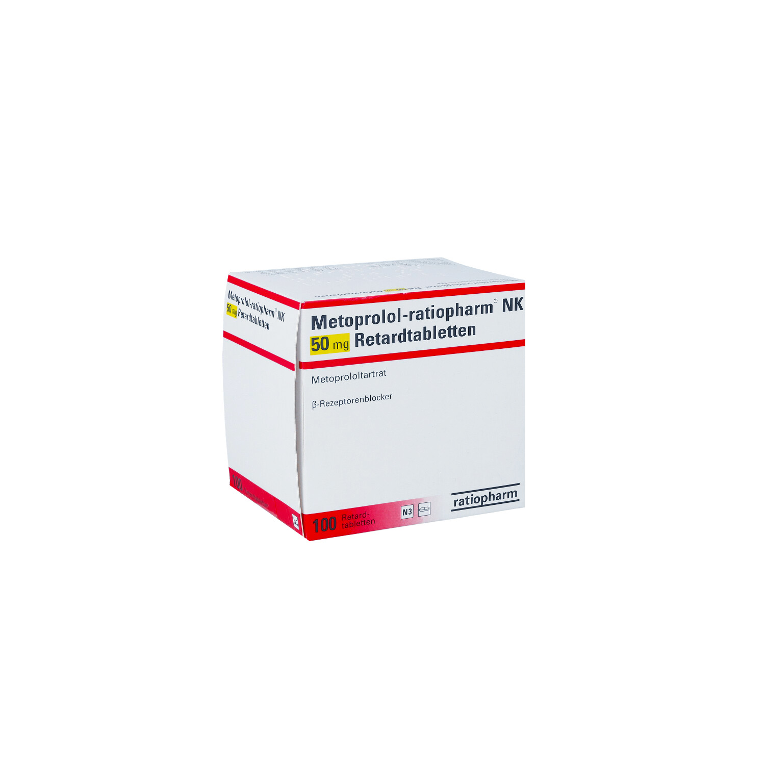 METOPROLOL-ratiopharm NK 50 mg Retardtabletten