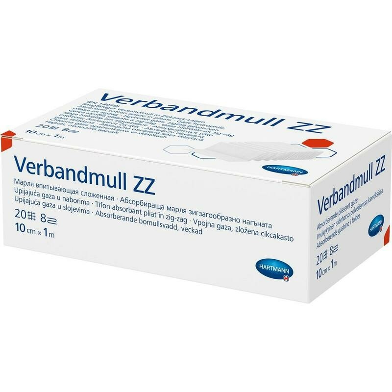 VERBANDMULL Hartmann 10 cmx1 m zickzack