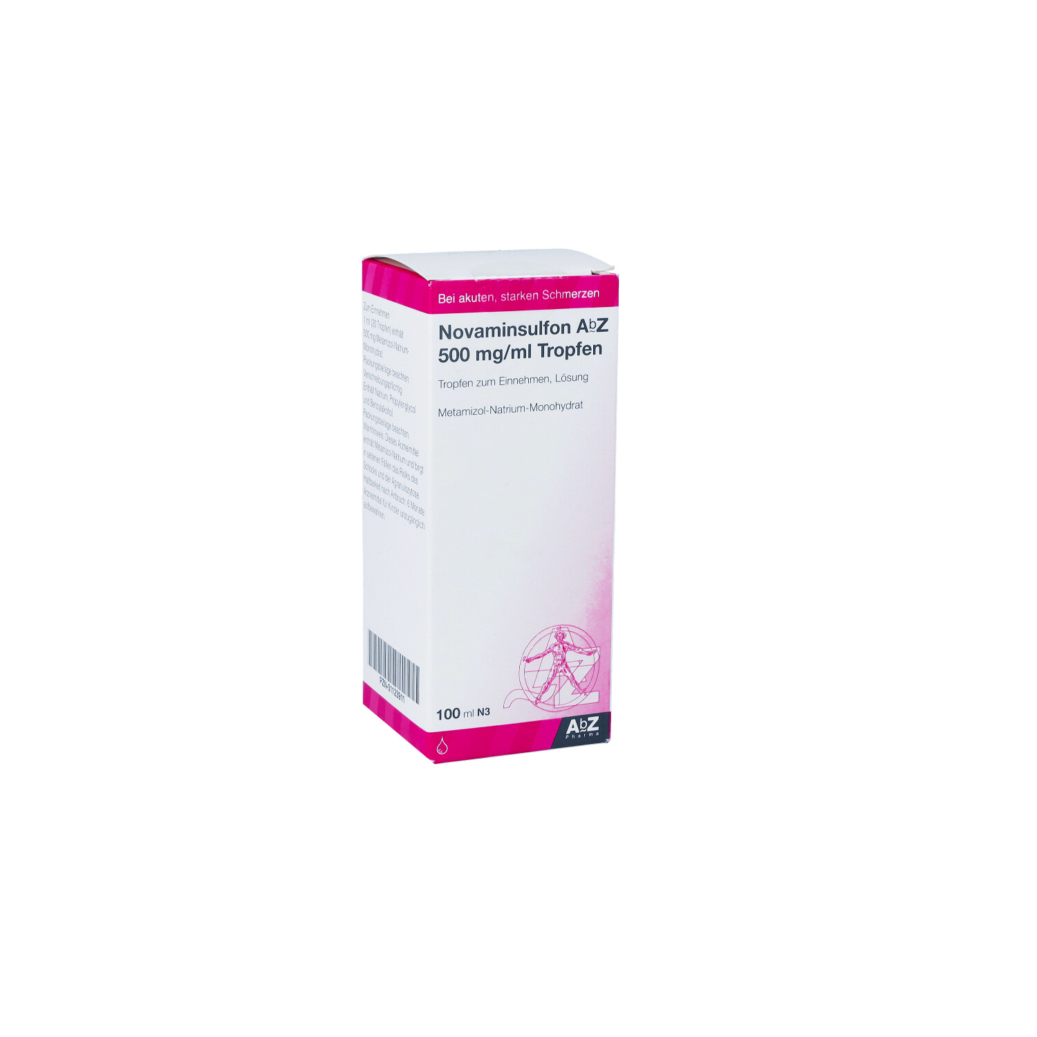NOVAMINSULFON AbZ 500 mg/ml Tropfen zum Einnehmen
