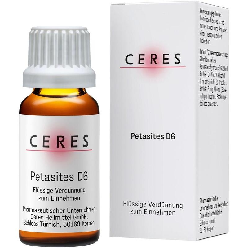CERES Petasites D 6 Dilution