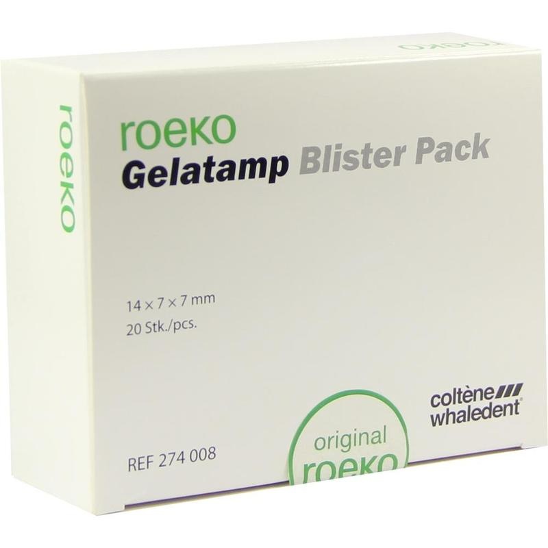 GELATAMP Tampons 7x7x14 mm Blister Pack