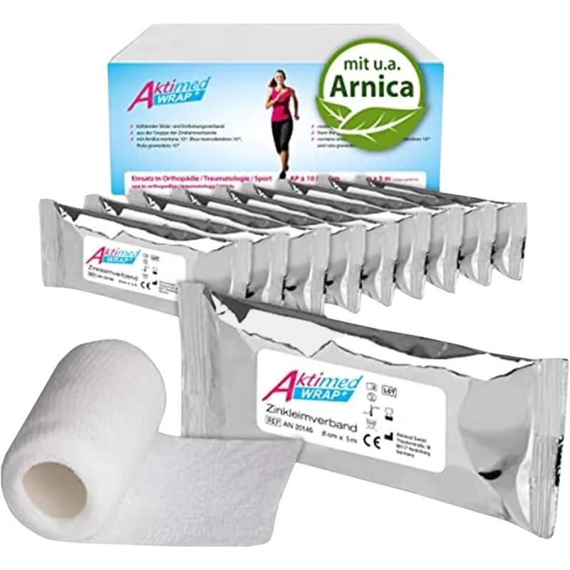 AKTIMED Wrap+ Zinkleimbinde mit Zusatznutzen