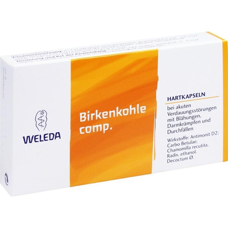BIRKENKOHLE comp.Hartkapseln