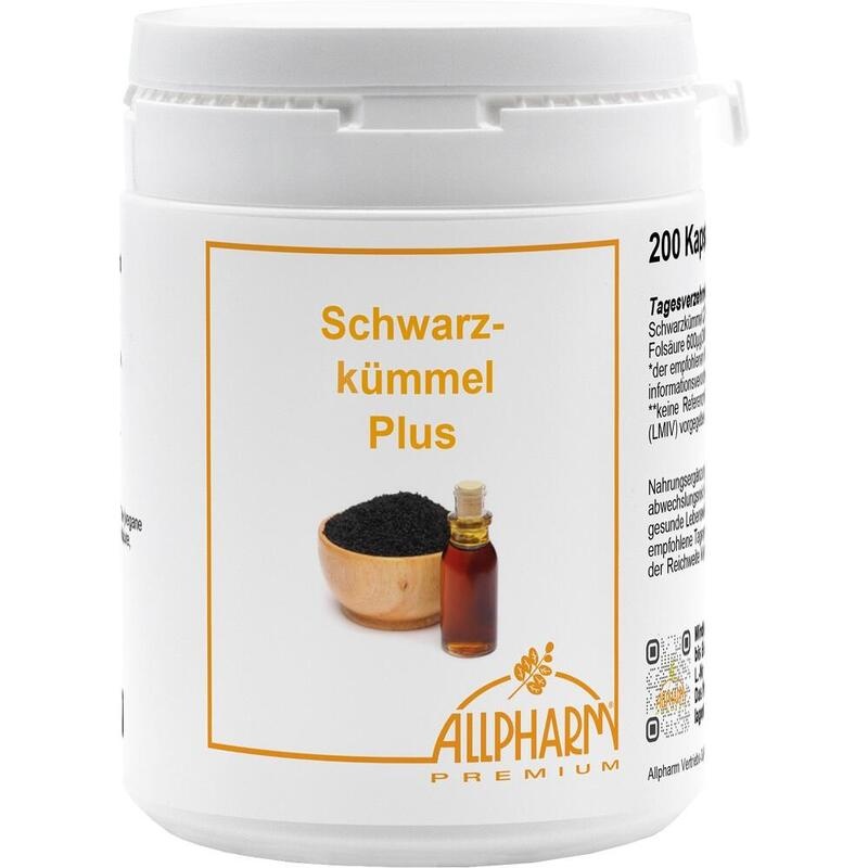 SCHWARZKÜMMELÖL plus 5 Kapseln
