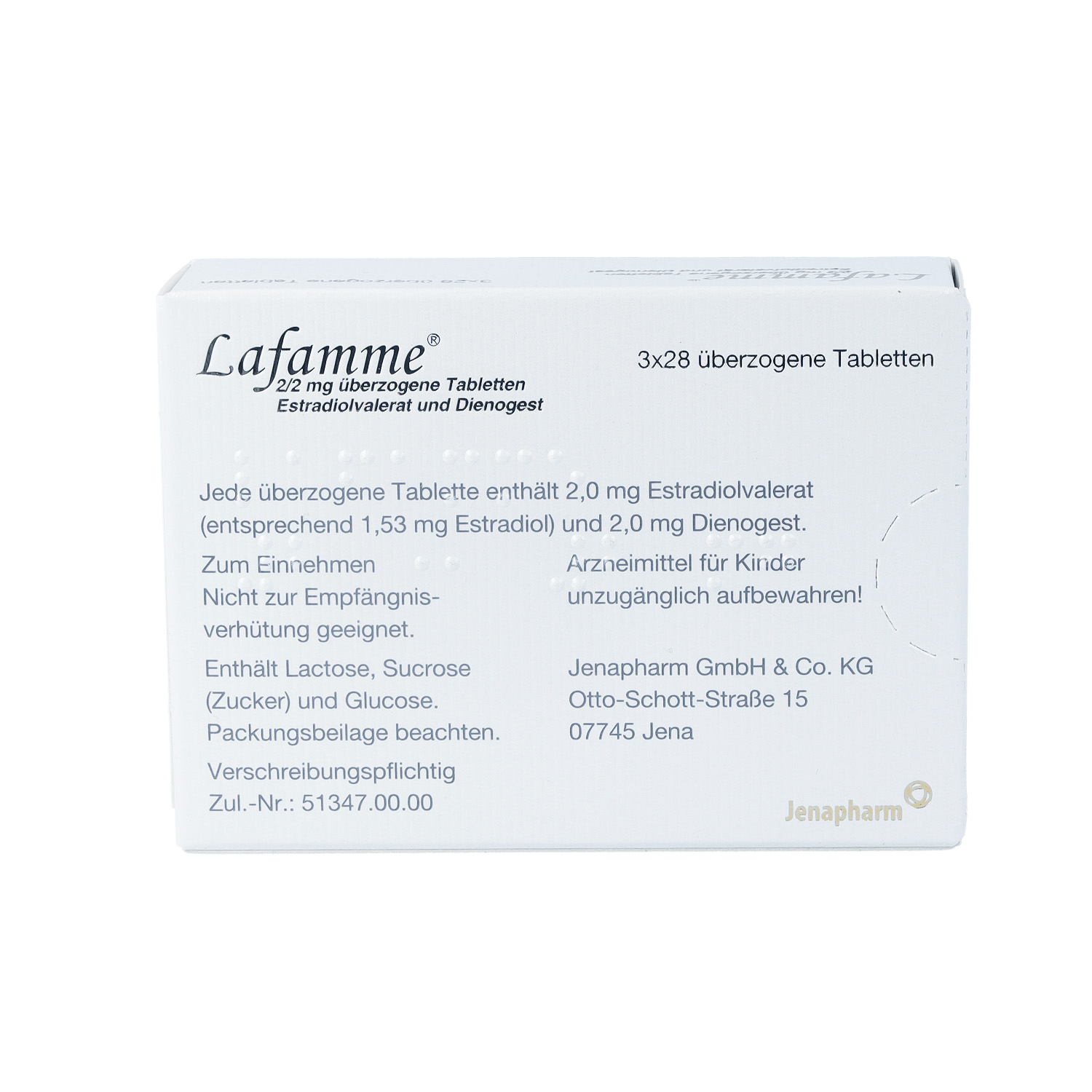 LAFAMME 2/2 mg überzogene Tabletten