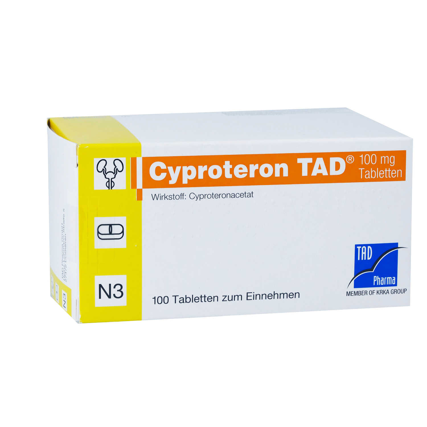 CYPROTERON TAD 100 mg Tabletten