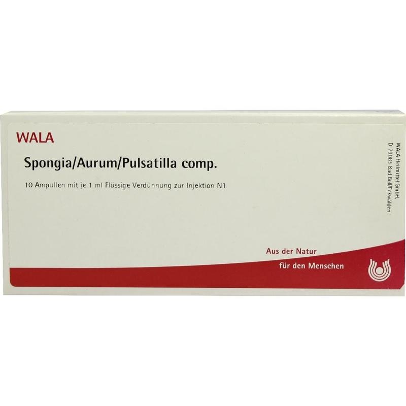 SPONGIA/AURUM/Pulsatilla comp.Ampullen