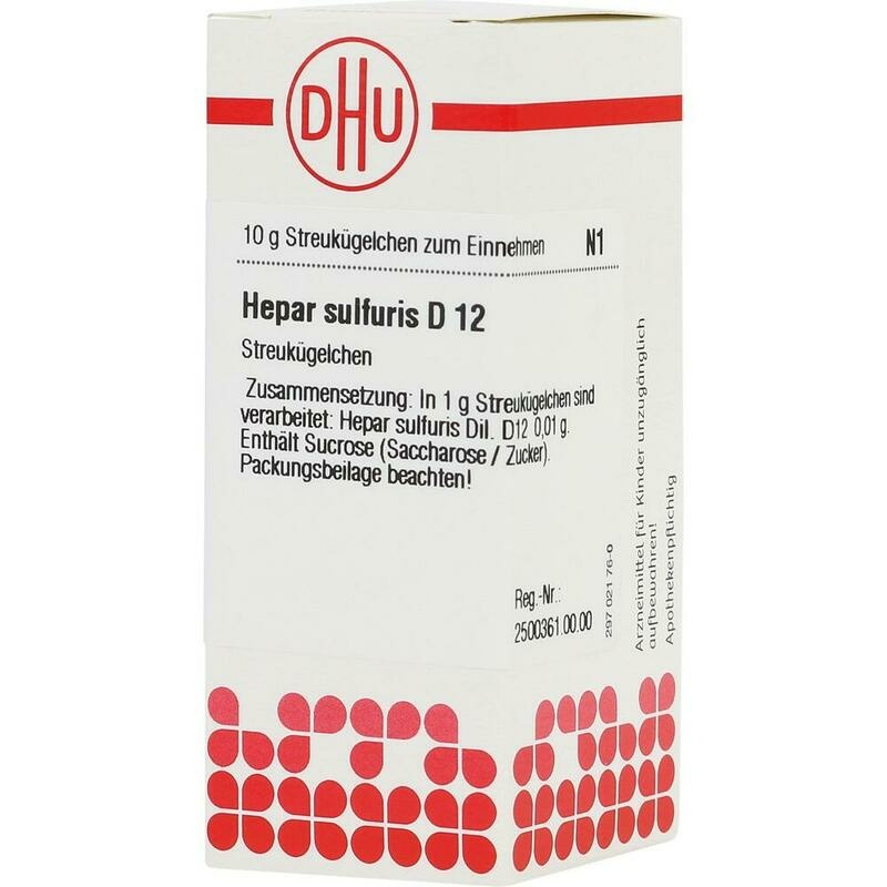 HEPAR SULFURIS D 12 Globuli