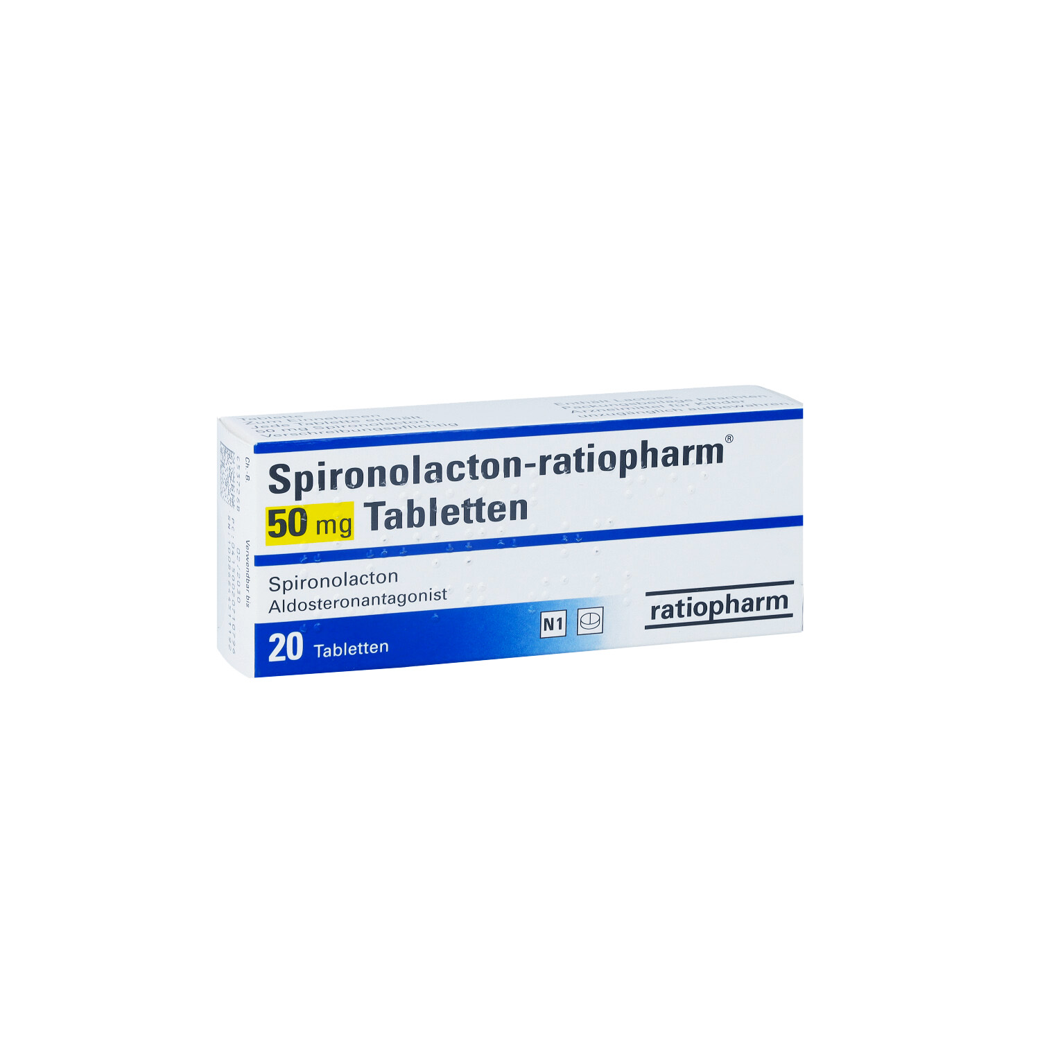 SPIRONOLACTON-ratiopharm 50 mg Tabletten