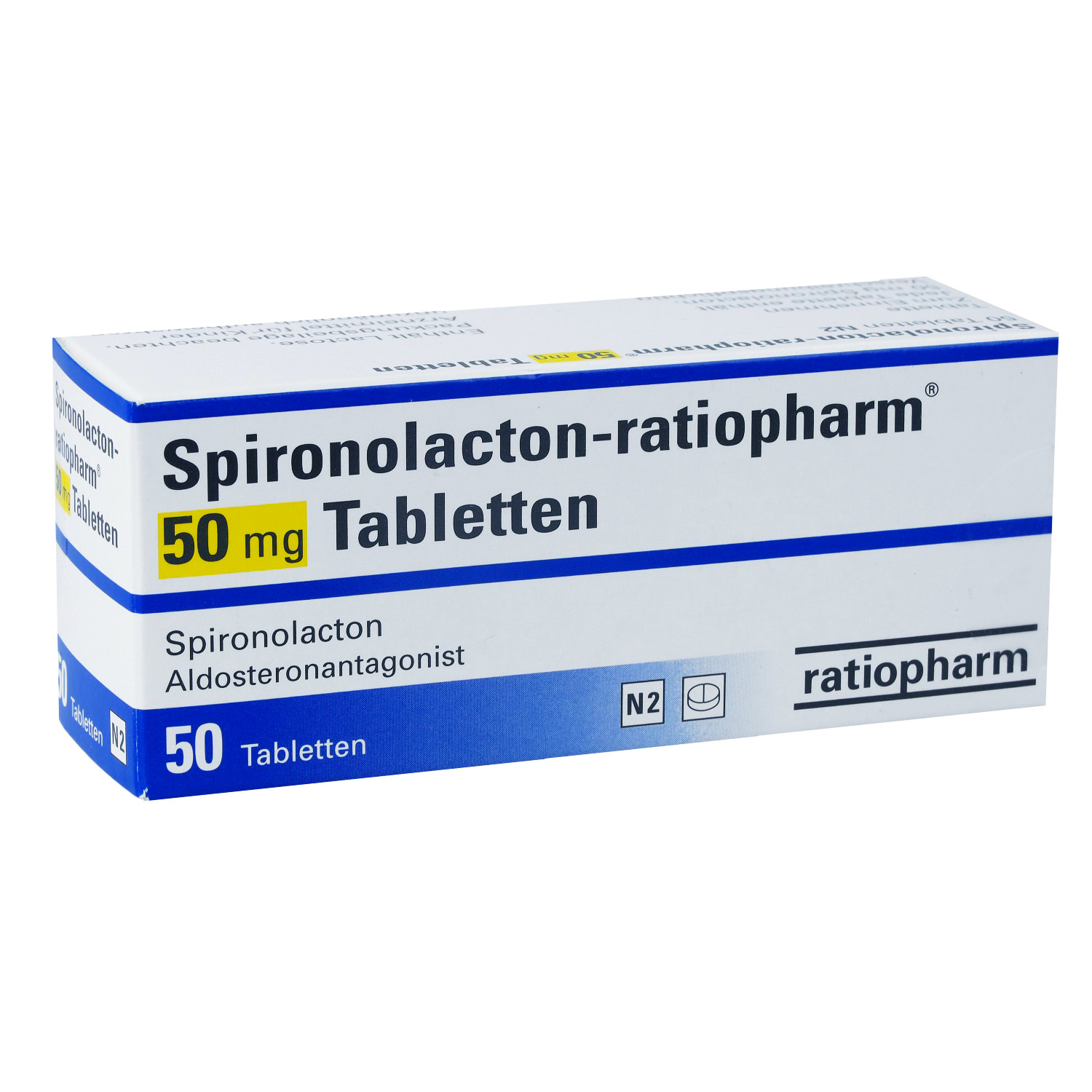 SPIRONOLACTON-ratiopharm 50 mg Tabletten