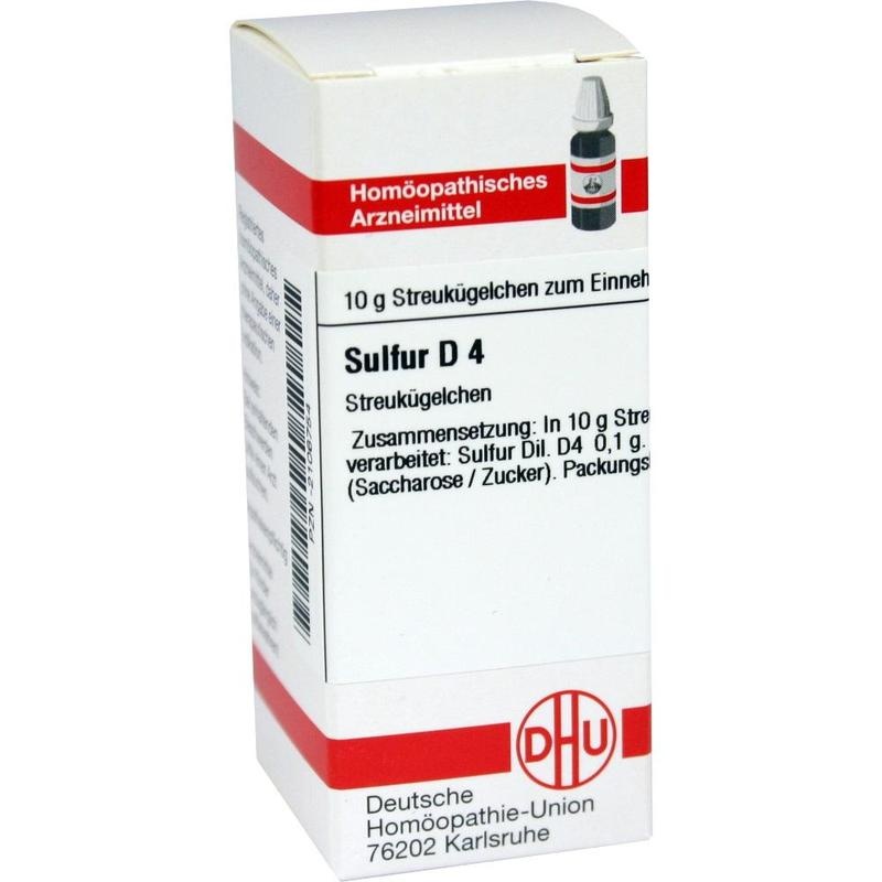 SULFUR D 4 Globuli