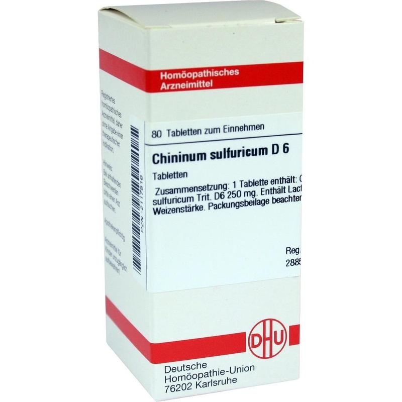 CHININUM SULFURICUM D 6 Tabletten