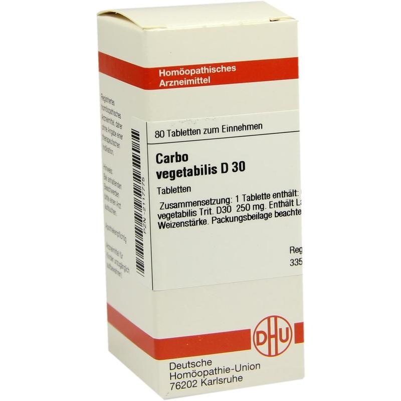 CARBO VEGETABILIS D 30 Tabletten
