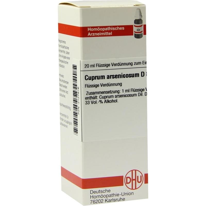 CUPRUM ARSENICOSUM D 8 Dilution