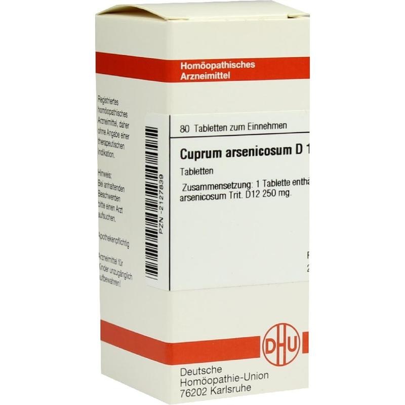 CUPRUM ARSENICOSUM D 12 Tabletten
