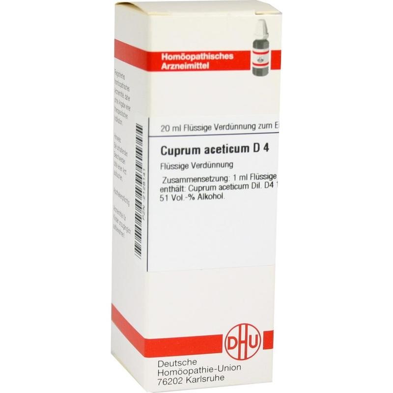 CUPRUM ACETICUM D 4 Dilution