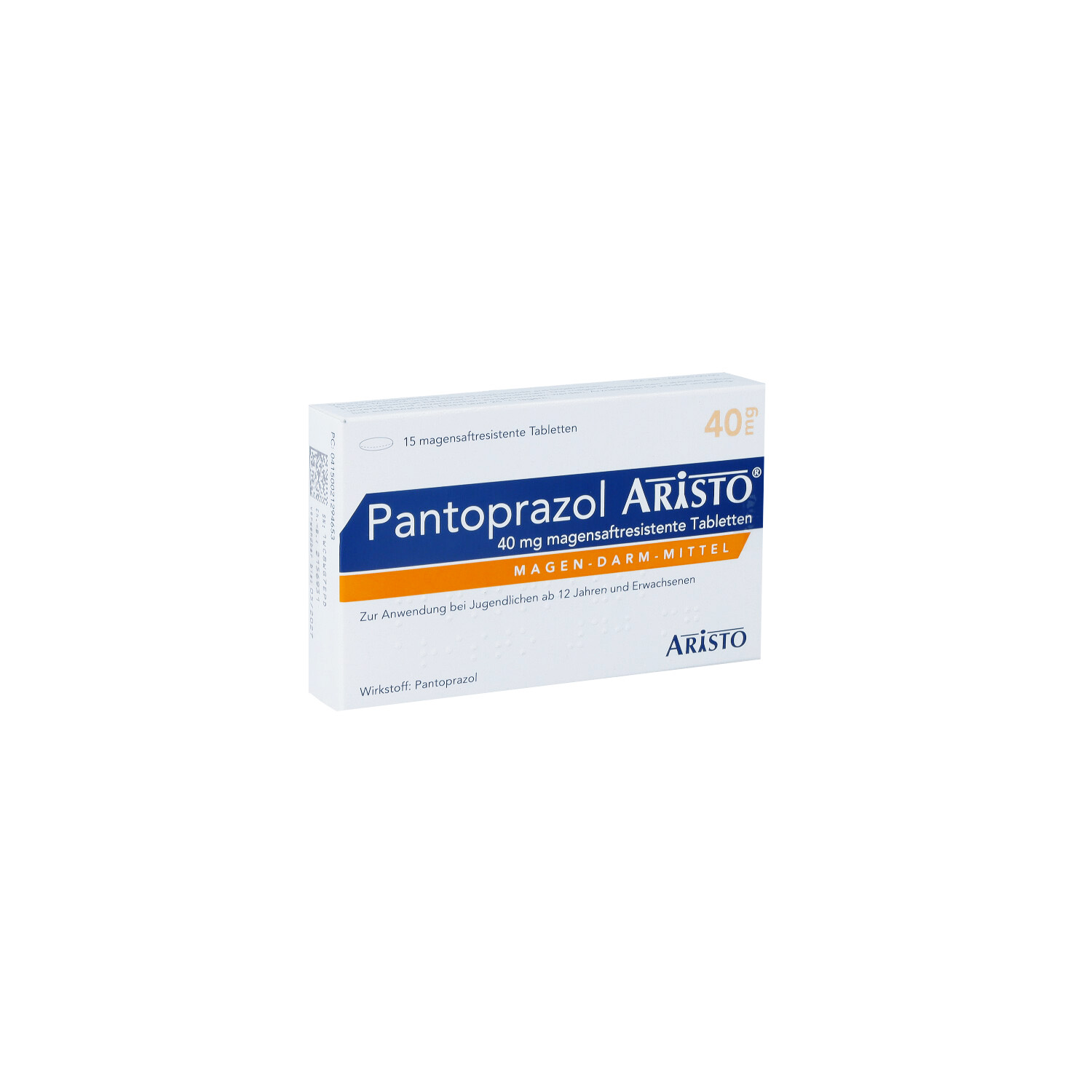 PANTOPRAZOL Aristo 40 mg magensaftres.Tabletten