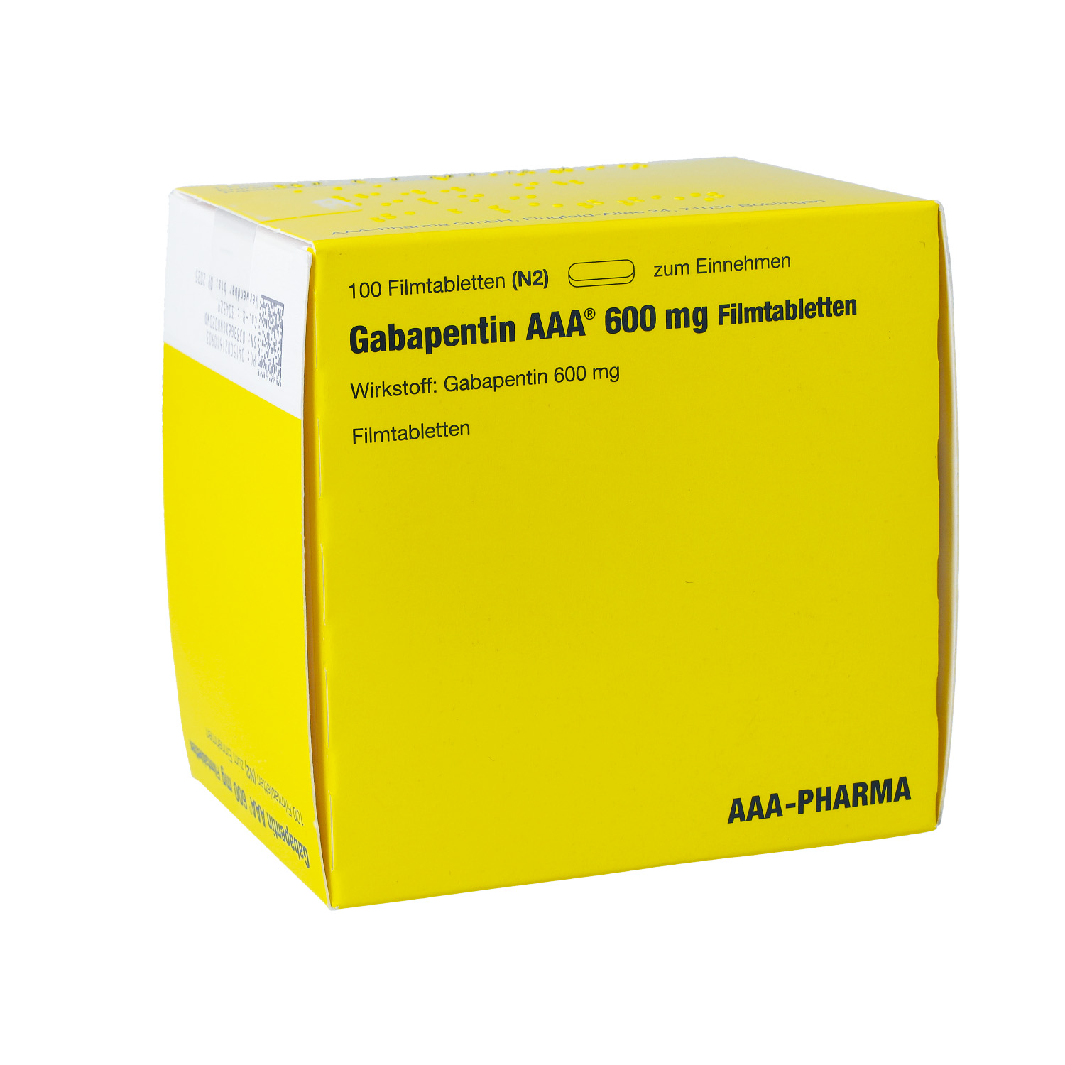 GABAPENTIN AAA 600 mg Filmtabletten