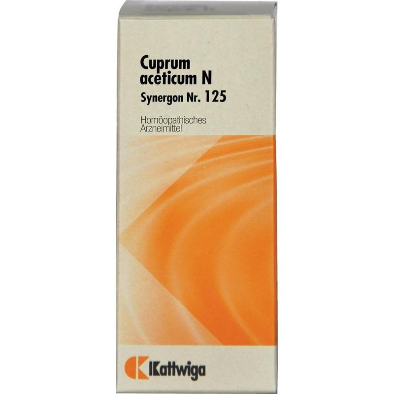 SYNERGON KOMPLEX 125 Cuprum aceticum N Tropfen
