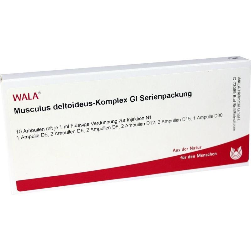 MUSCULUS DELTOIDEUS Komplex GL Serienpack.Ampullen