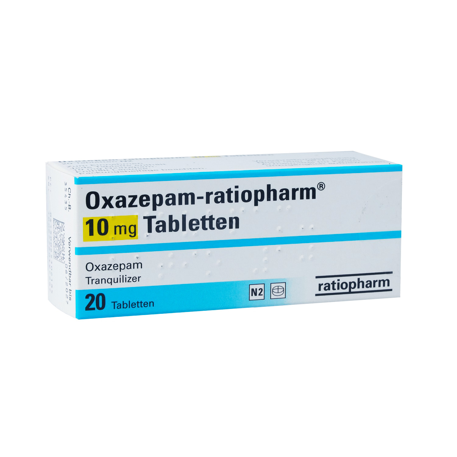 OXAZEPAM-ratiopharm 10 mg Tabletten