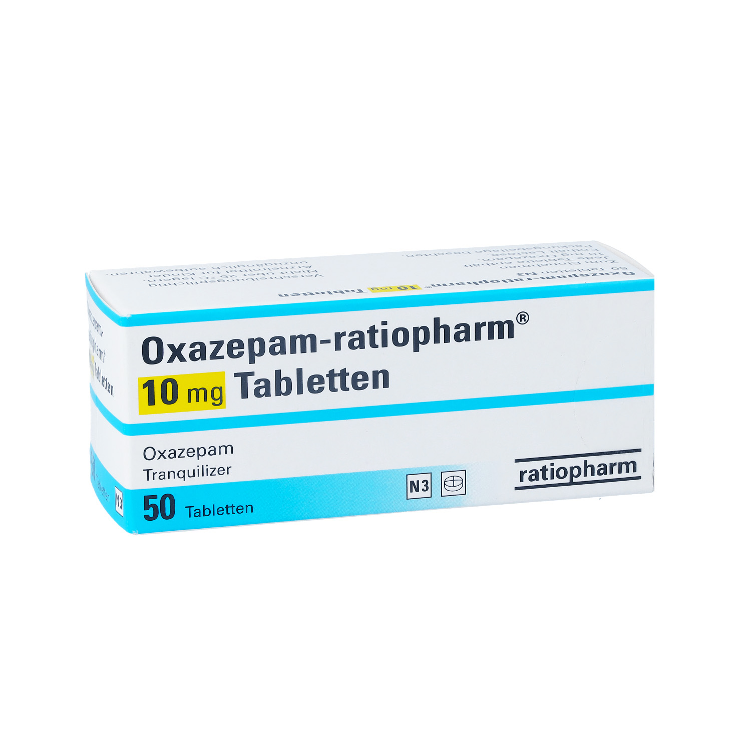 OXAZEPAM-ratiopharm 10 mg Tabletten
