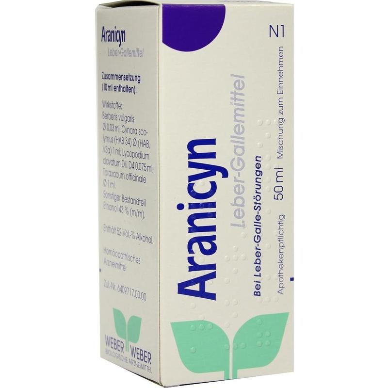 ARANICYN Leber Gallemittel Mischung