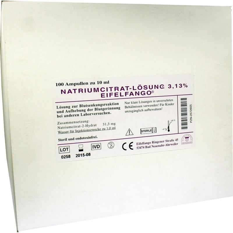 NATRIUM CITRICUM 3,13% Ampullen