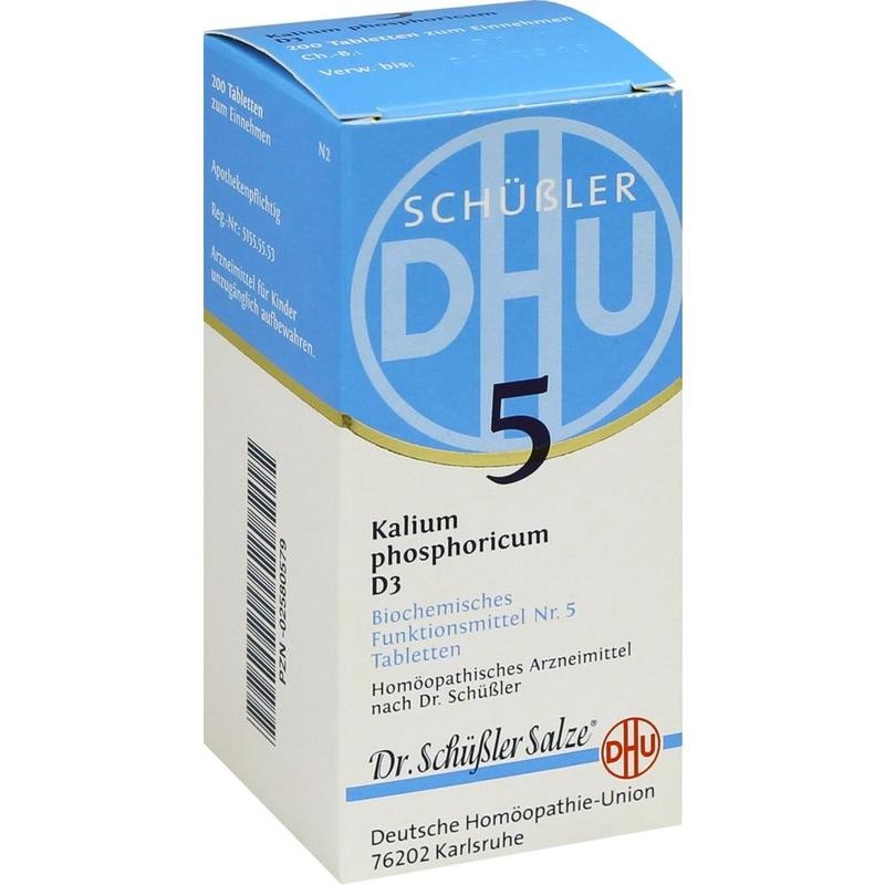 BIOCHEMIE DHU 5 Kalium phosphoricum D 3 Tabletten