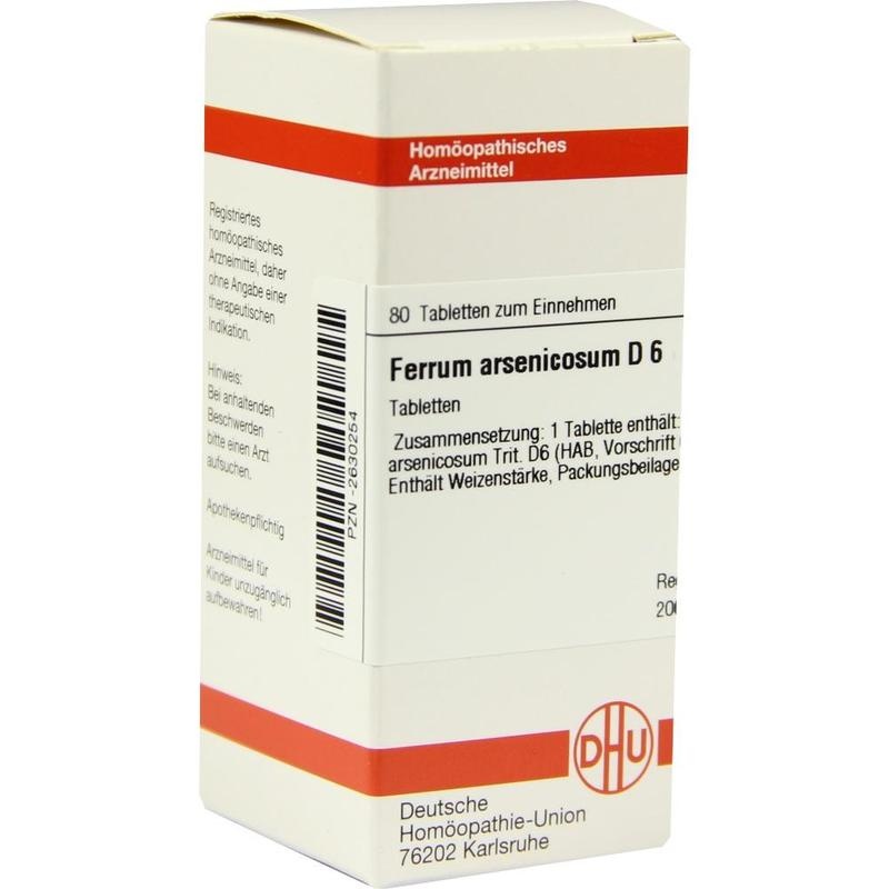 FERRUM ARSENICOSUM D 6 Tabletten