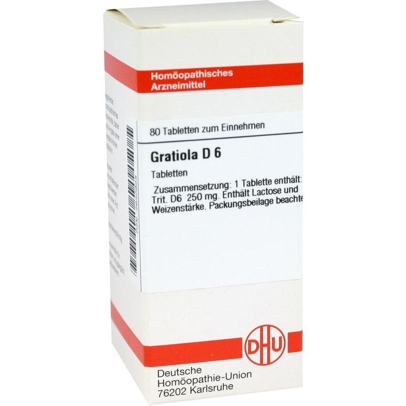 GRATIOLA D 6 Tabletten
