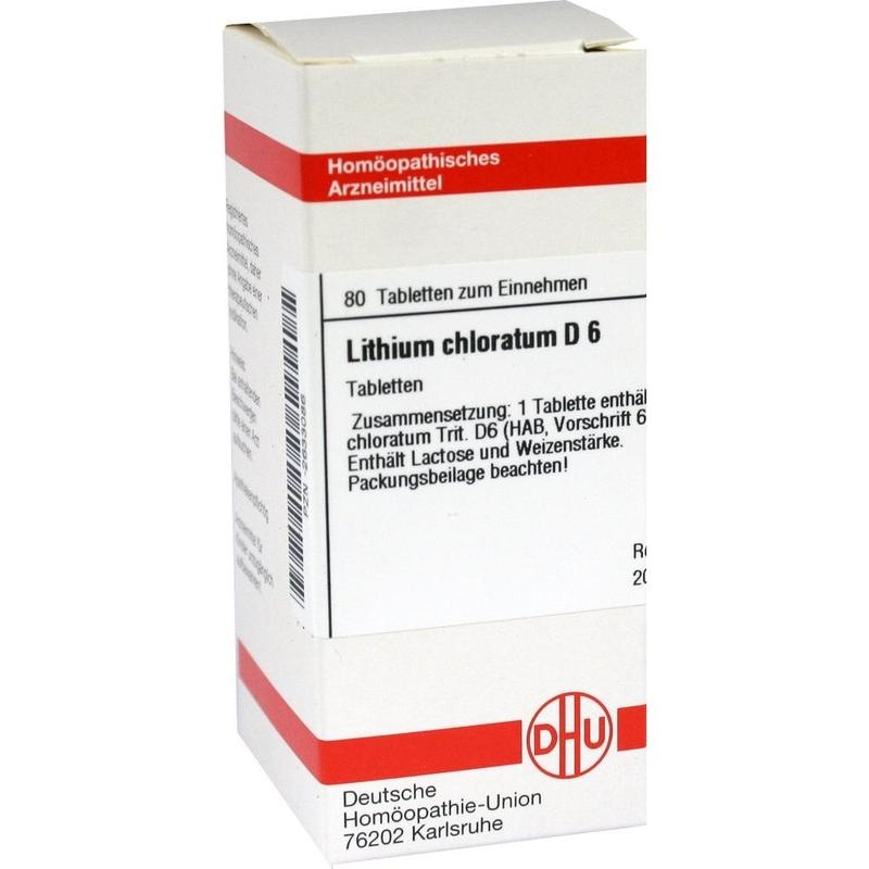 LITHIUM CHLORATUM D 6 Tabletten