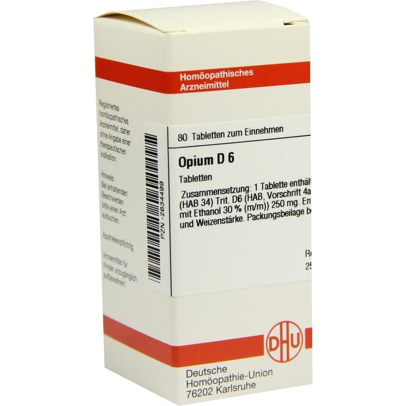 OPIUM D 6 Tabletten