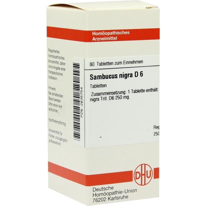 SAMBUCUS NIGRA D 6 Tabletten