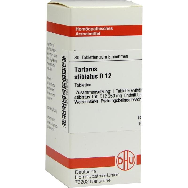 TARTARUS STIBIATUS D 12 Tabletten