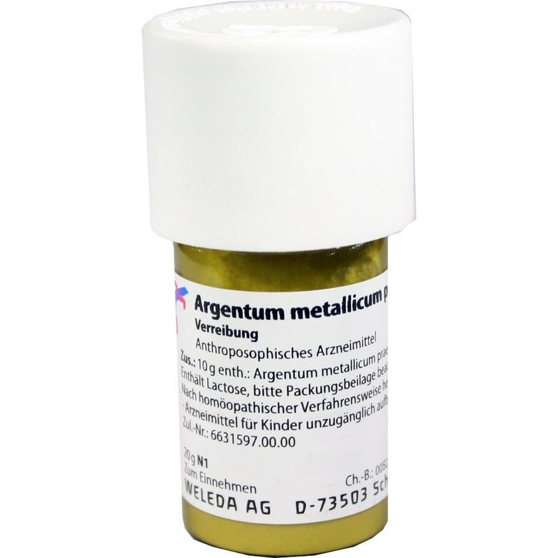 ARGENTUM METALLICUM praeparatum D 30 Trituration
