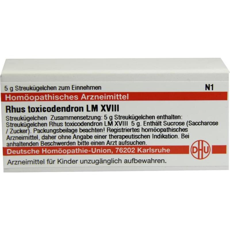 RHUS TOXICODENDRON LM XVIII Globuli