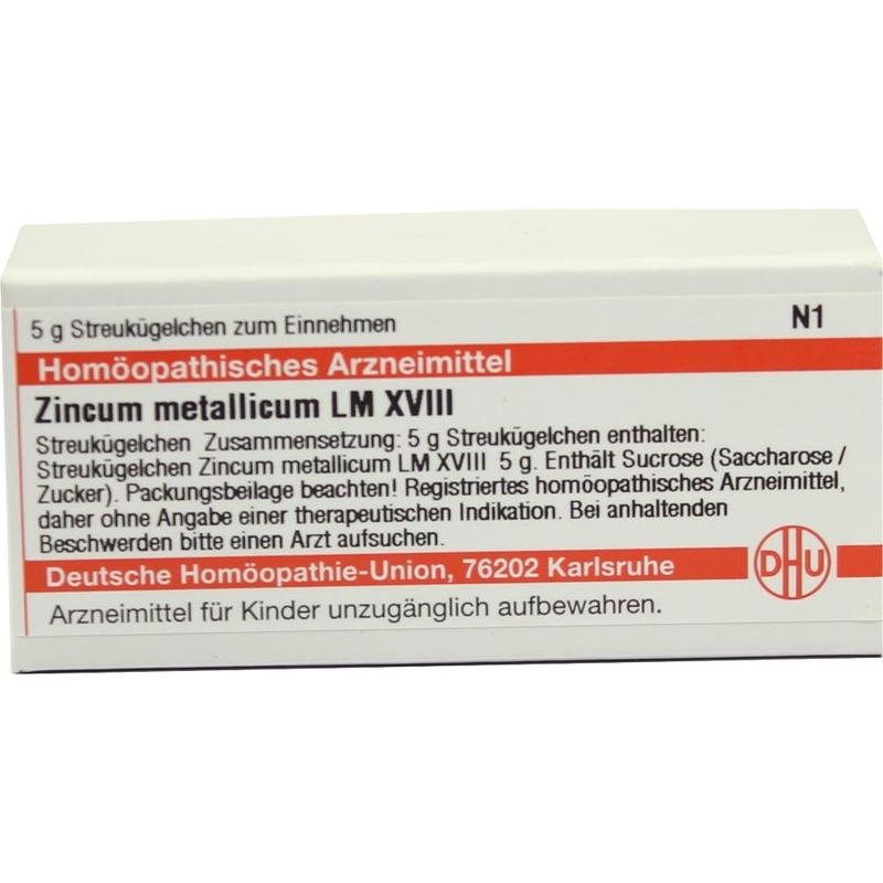 ZINCUM METALLICUM LM XVIII Globuli