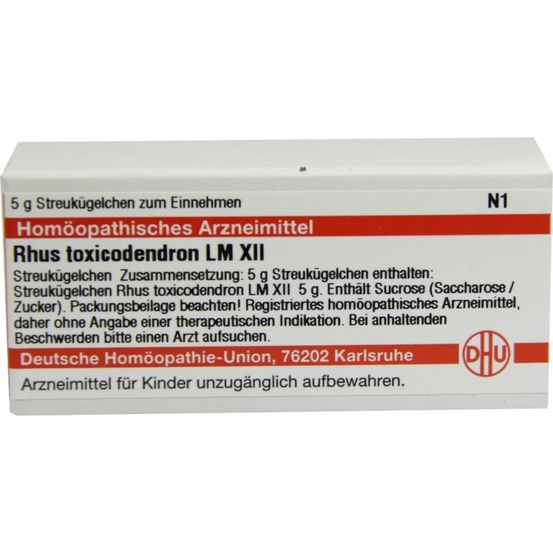 RHUS TOXICODENDRON LM XII Globuli