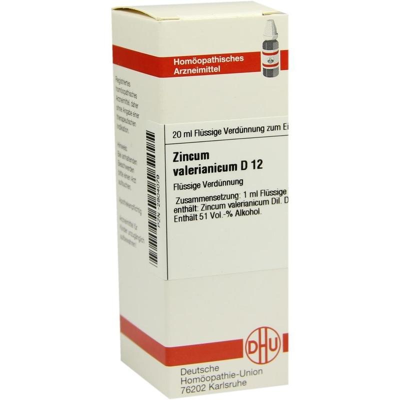 ZINCUM VALERIANICUM D 12 Dilution