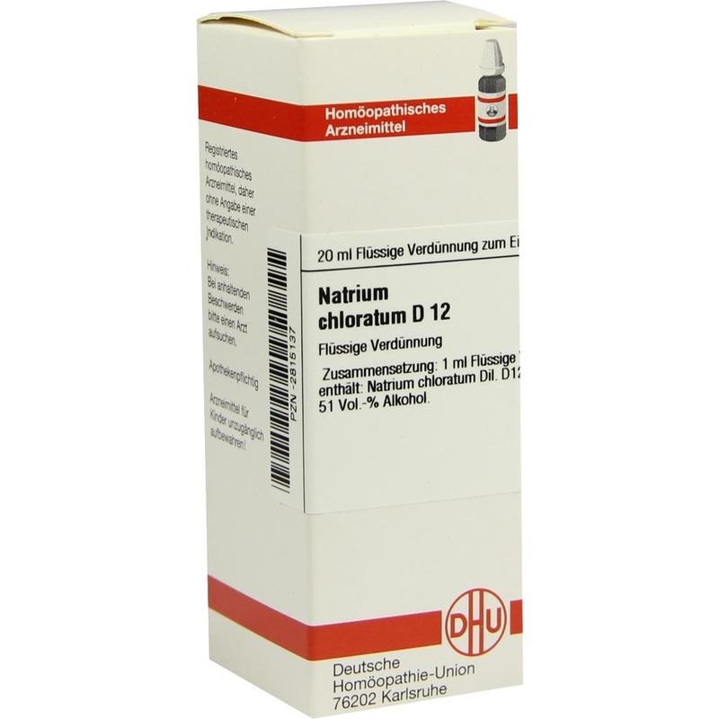 NATRIUM CHLORATUM D 12 Dilution